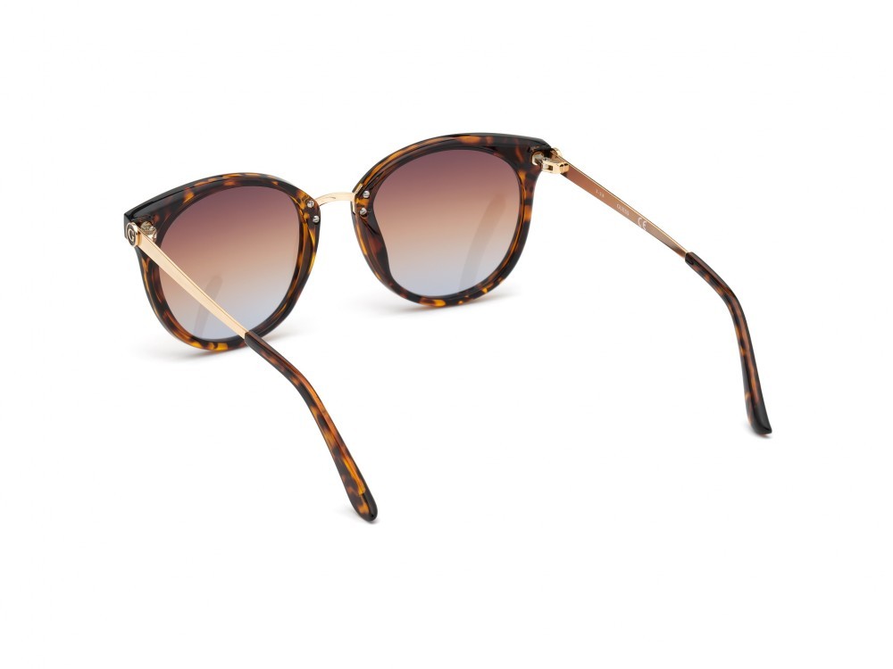 Sonnenbrillen Guess GU7688 (52W) farbe avana scura form rund gläser blu grad.