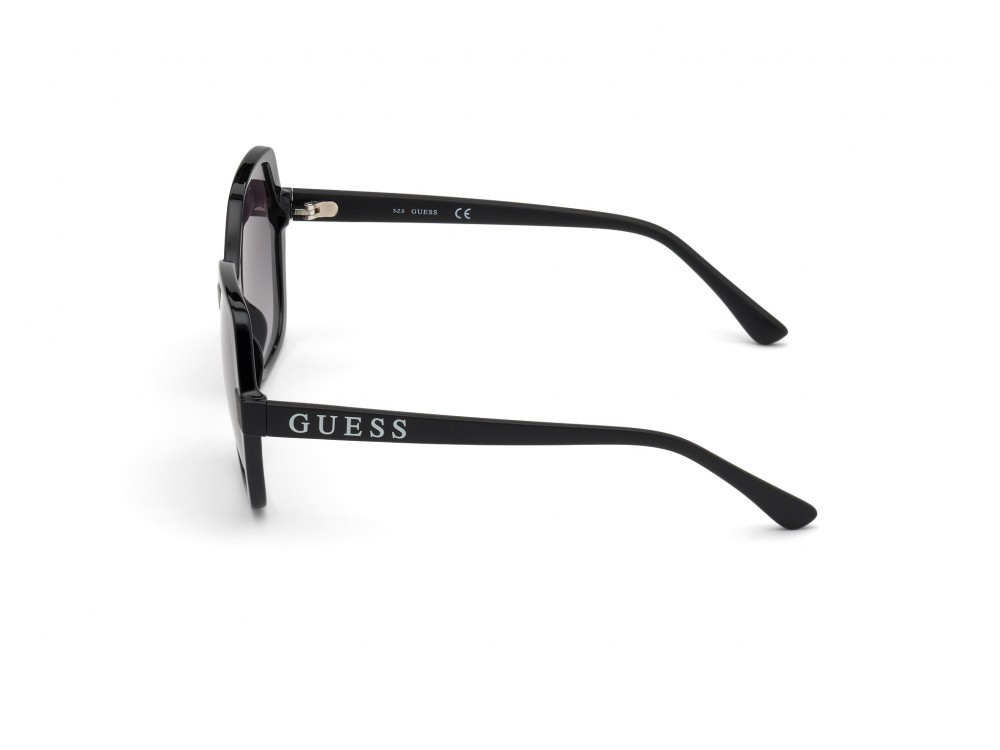 Occhiali da sole Guess GU7698 (01B) colore nero lucido  forma geometrico lenti fumo grad.