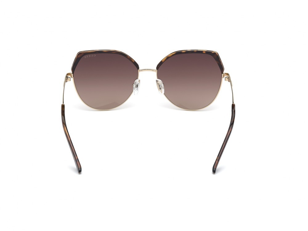 Occhiali da sole Guess GU7736 (52F) colore avana scura forma geometrico lenti marrone grad.