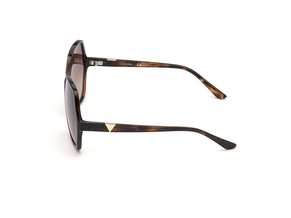 Occhiali da sole Guess GU7747 (52F) colore avana scura forma geometrico lenti marrone grad.