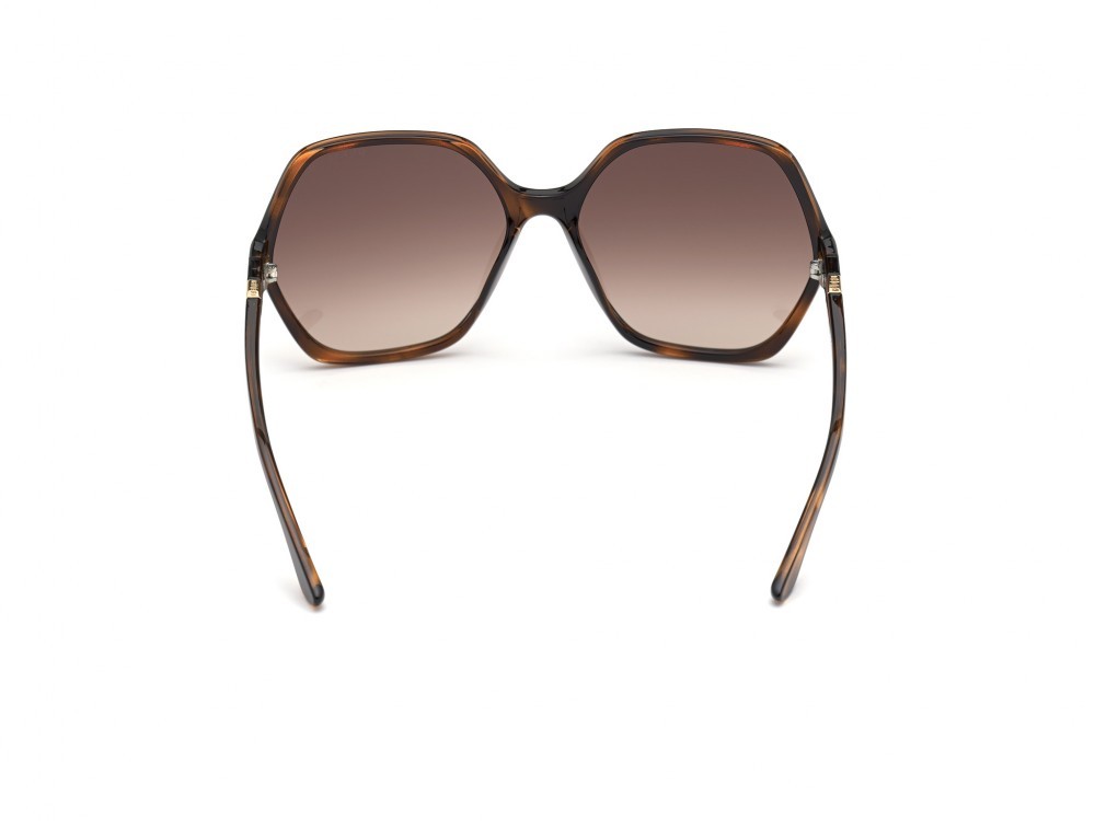 Occhiali da sole Guess GU7747 (52F) colore avana scura forma geometrico lenti marrone grad.