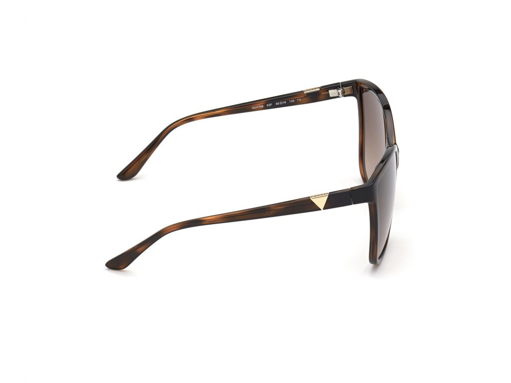 Sonnenbrillen Guess GU7748 (52F) farbe avana scura form quadratisch gläser marrone grad.