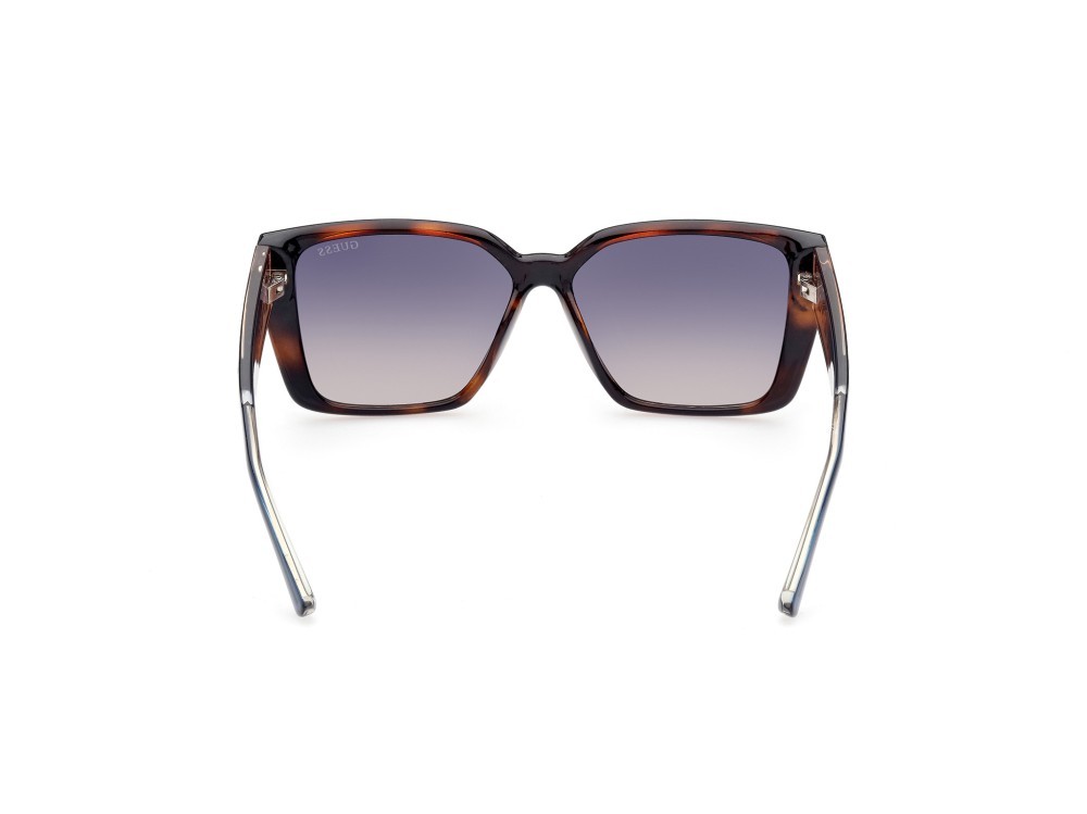 Occhiali da sole Guess GU7818 (52B) colore avana scura forma quadrato lenti fumo grad.