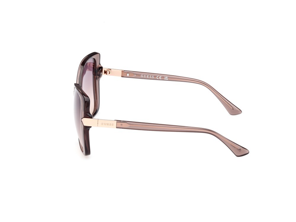 Occhiali da sole Guess GU7820 (59Z) colore beige / altro forma farfalla lenti viola grad. e/o specchiato