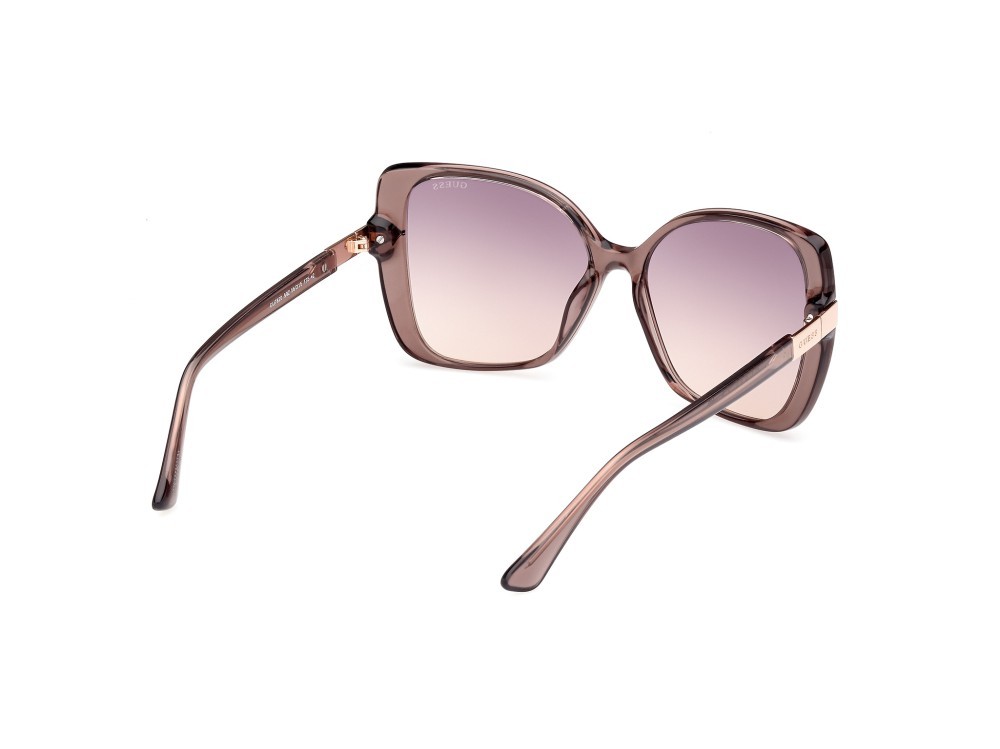 Occhiali da sole Guess GU7820 (59Z) colore beige / altro forma farfalla lenti viola grad. e/o specchiato