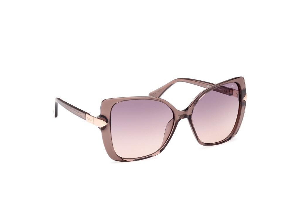 Occhiali da sole Guess GU7820 (59Z) colore beige / altro forma farfalla lenti viola grad. e/o specchiato
