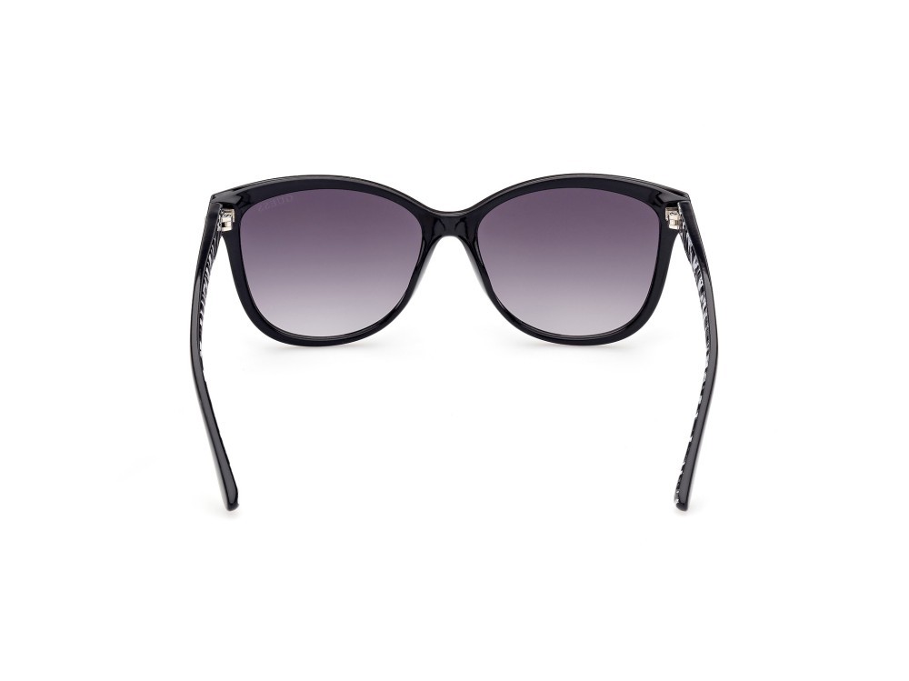 Occhiali da sole Guess GU7828 (01B) colore nero lucido forma quadrato lenti fumo grad.