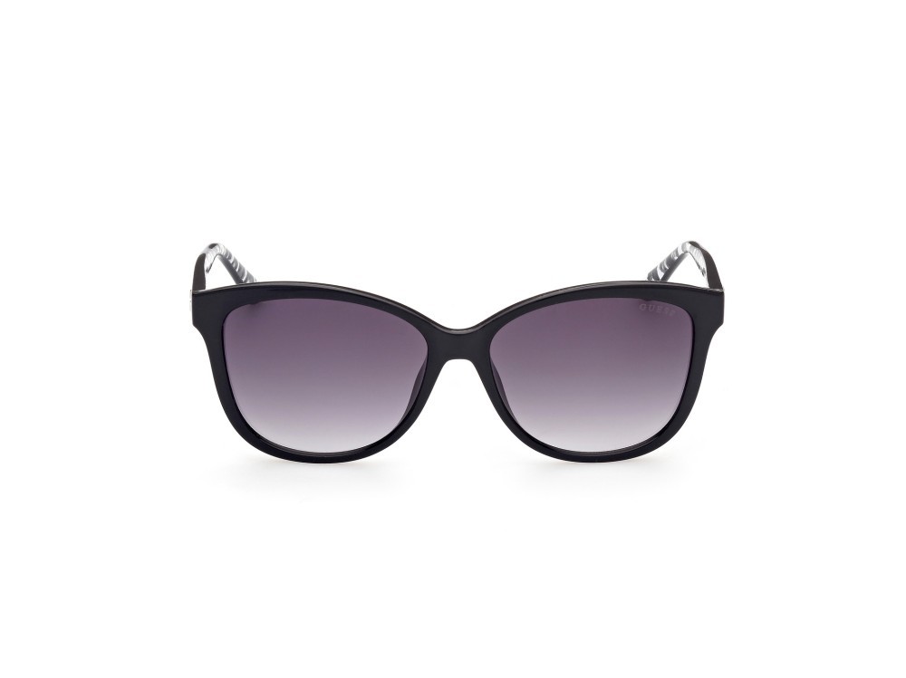 Occhiali da sole Guess GU7828 (01B) colore nero lucido forma quadrato lenti fumo grad.