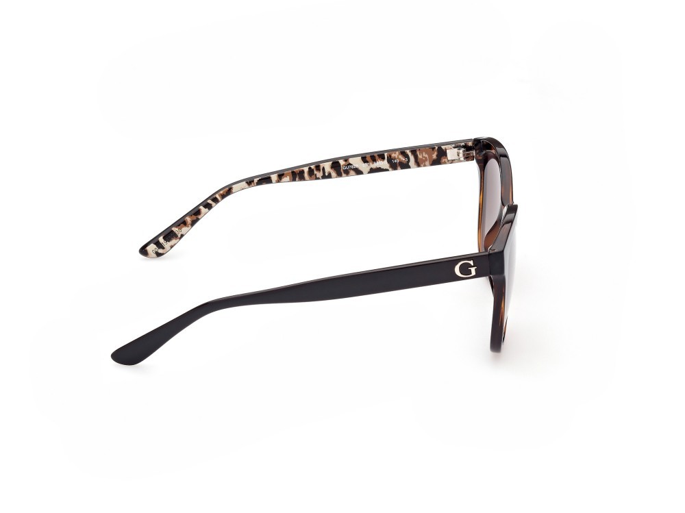 Occhiali da sole Guess GU7828 (52F) colore avana scura forma quadrato lenti marrone grad.