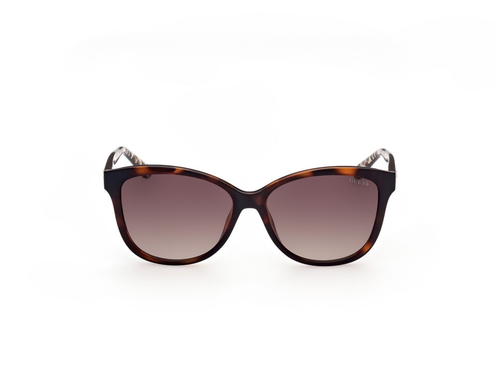 Occhiali da sole Guess GU7828 (52F) colore avana scura forma quadrato lenti marrone grad.
