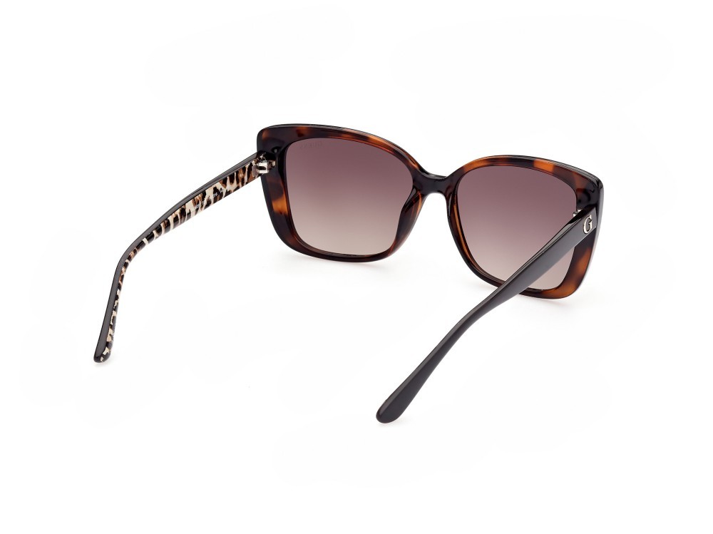 Occhiali da sole Guess GU7829 (52F) colore avana scura forma quadrato lenti marrone grad.