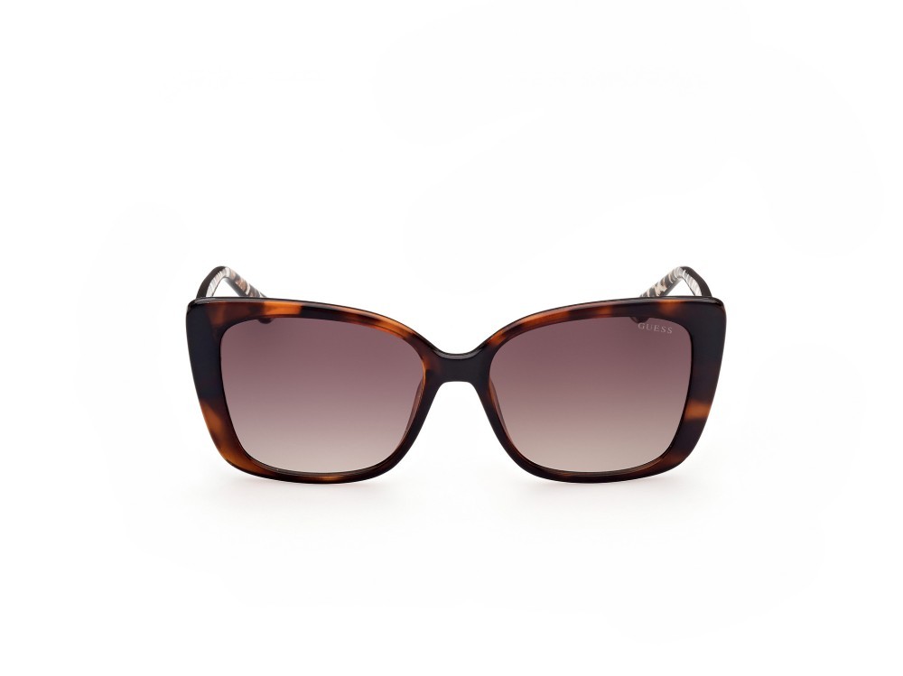 Occhiali da sole Guess GU7829 (52F) colore avana scura forma quadrato lenti marrone grad.