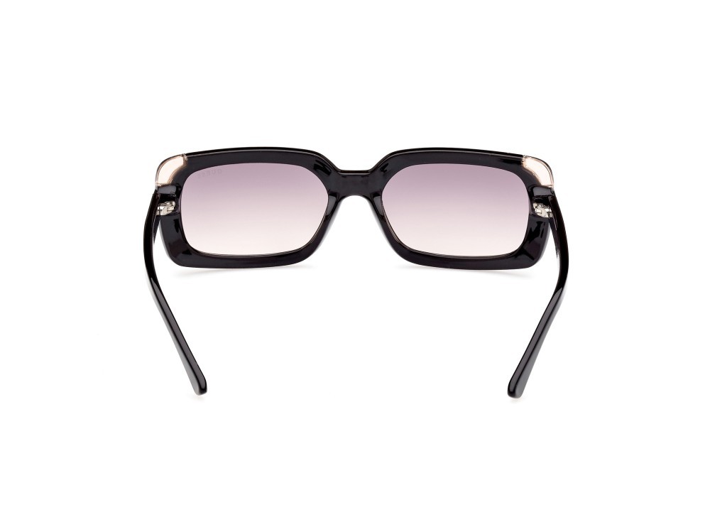 Occhiali da sole Guess GU7841 (01B) colore nero lucido forma rettangolare lenti fumo grad.