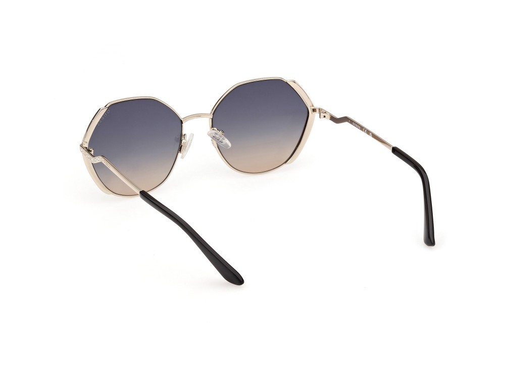 Occhiali da sole Guess GU7842-S (33W) colore oro  forma geometrico lenti oro blu sfumato