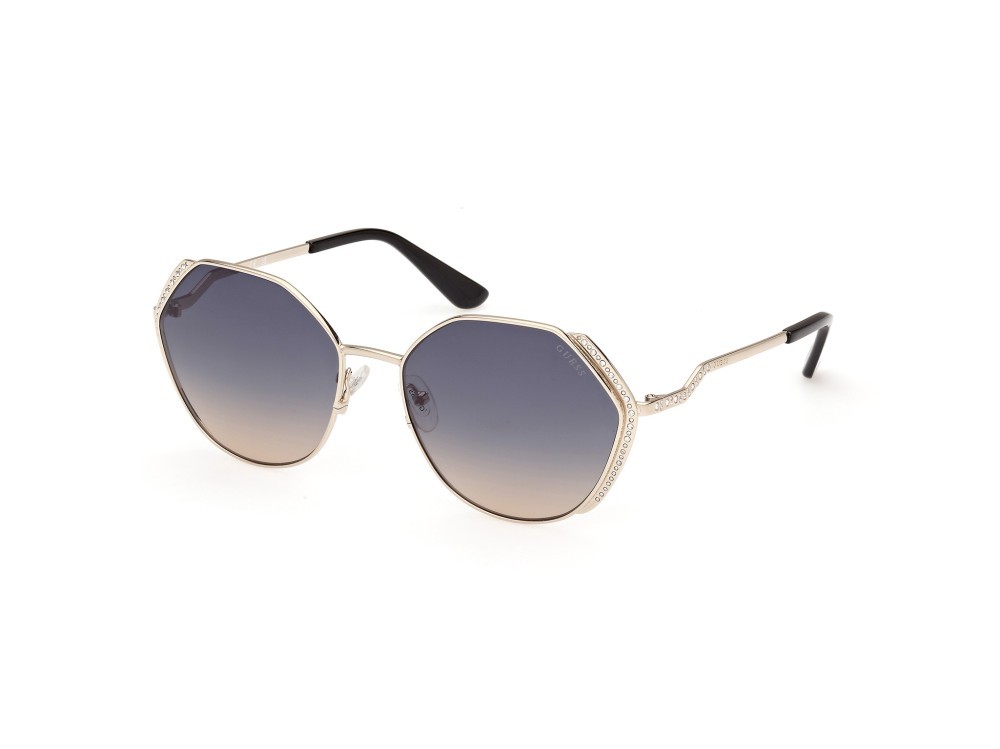 Occhiali da sole Guess GU7842-S (33W) colore oro  forma geometrico lenti oro blu sfumato