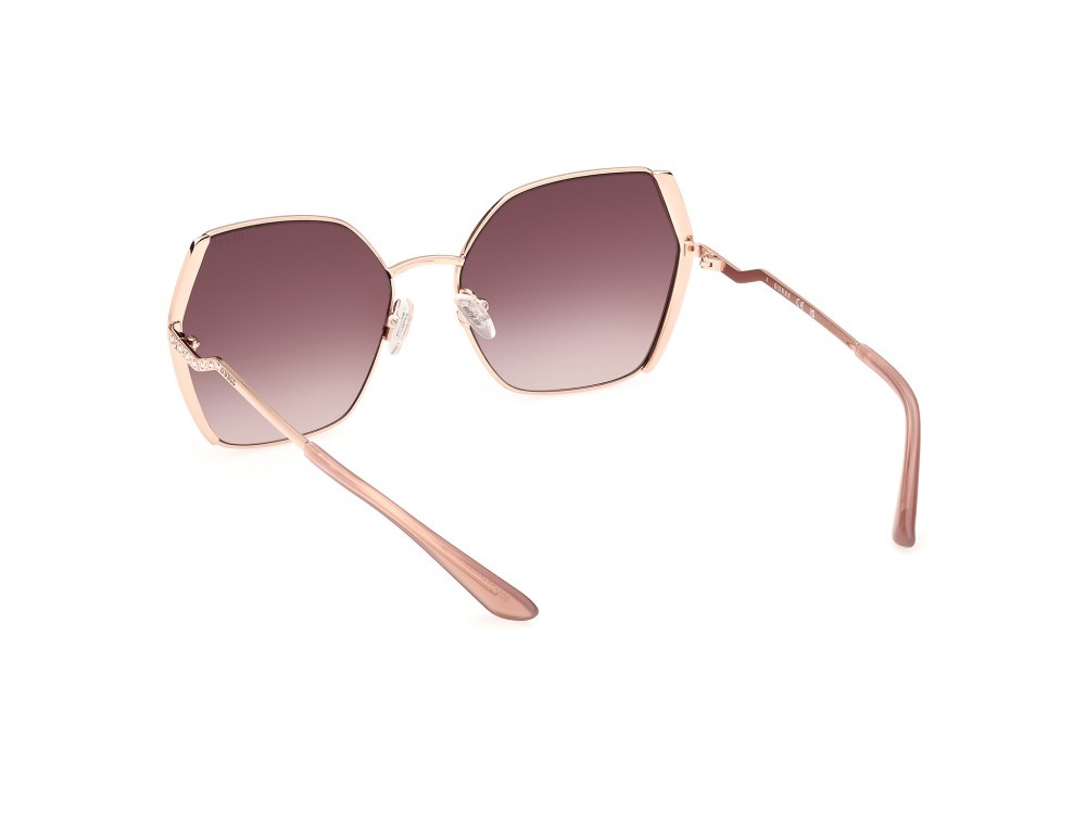 Sonnenbrillen Guess GU7843-S (28Z) farbe oro rosè  form geometrisch gläser viola sfumato