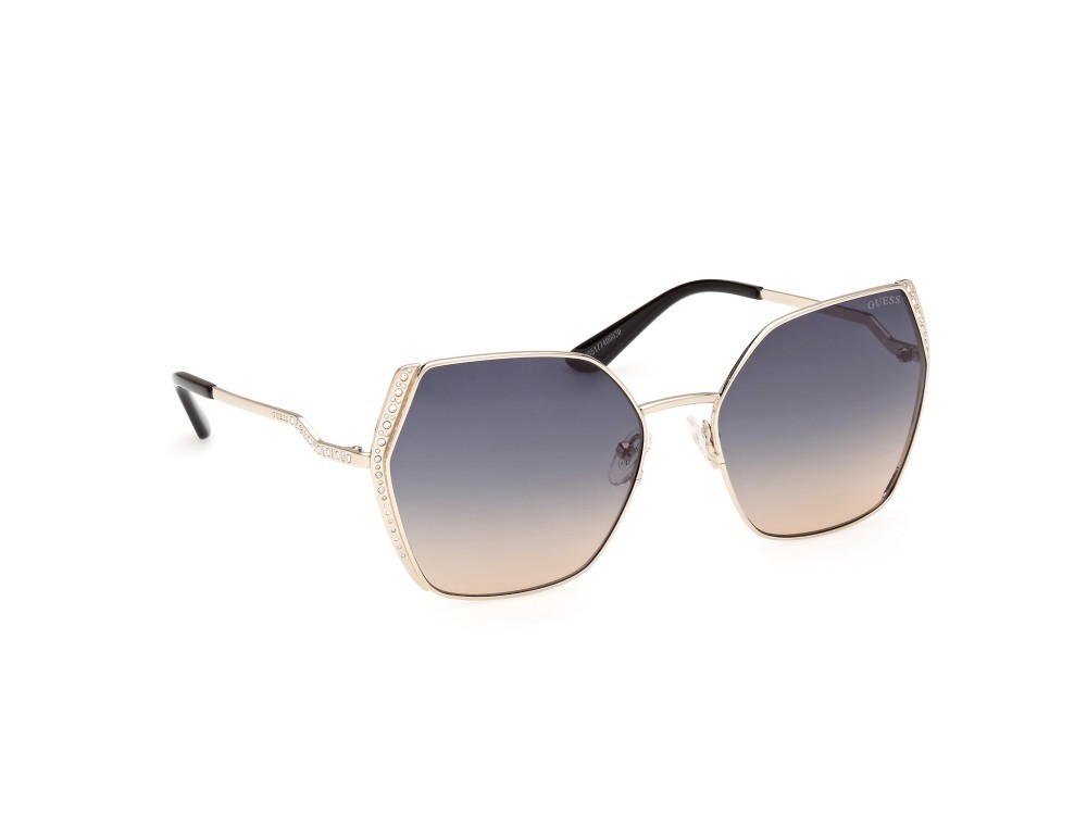 Sonnenbrillen Guess GU7843-S (33W) farbe oro  form geometrisch gläser oro blu sfumato