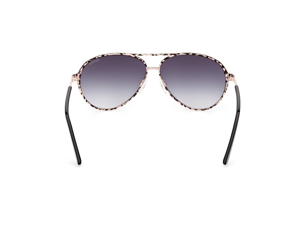 Occhiali da sole Guess GU7847 (28B) colore oro rosè lucido  forma aviator lenti fumo grad.