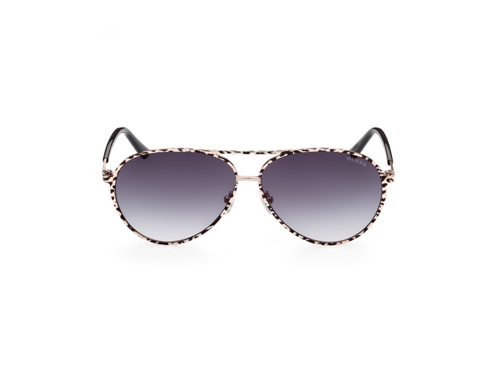 Occhiali da sole Guess GU7847 (28B) colore oro rosè lucido  forma aviator lenti fumo grad.