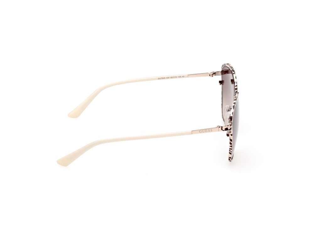 Occhiali da sole Guess GU7848 (33F) colore oro / altro forma quadrato lenti marrone grad.
