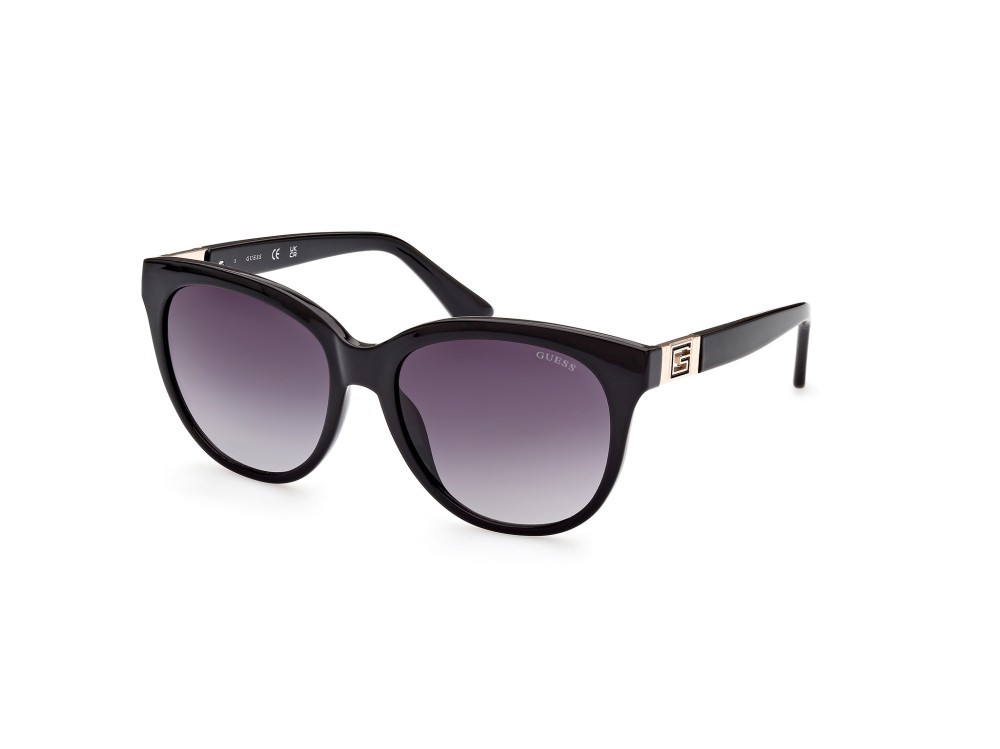 Sonnenbrillen Guess GU7850 (01B) farbe nero lucido form rund gläser fumo grad.