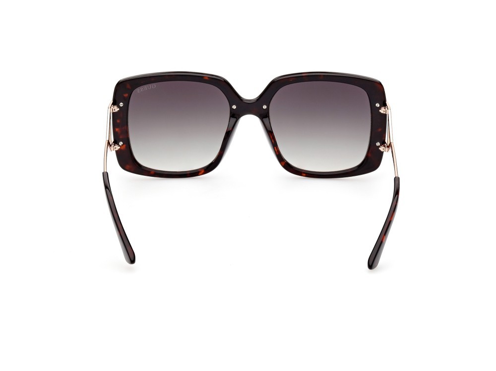 Sonnenbrillen Guess GU7854 (52P) farbe avana scura form quadratisch gläser verde grad.