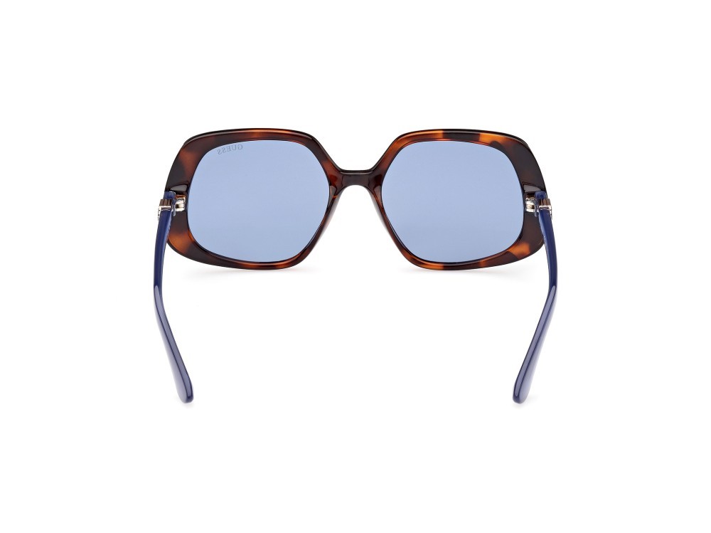 Occhiali da sole Guess GU7862 (53V) colore avana bionda forma geometrico lenti blu 