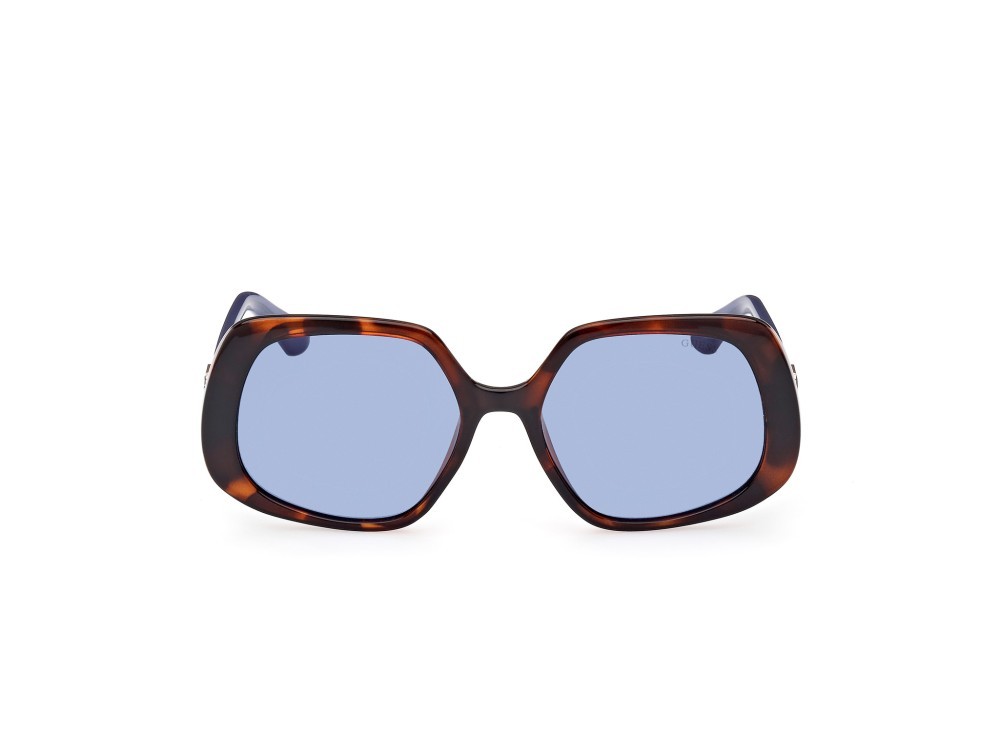 Occhiali da sole Guess GU7862 (53V) colore avana bionda forma geometrico lenti blu 