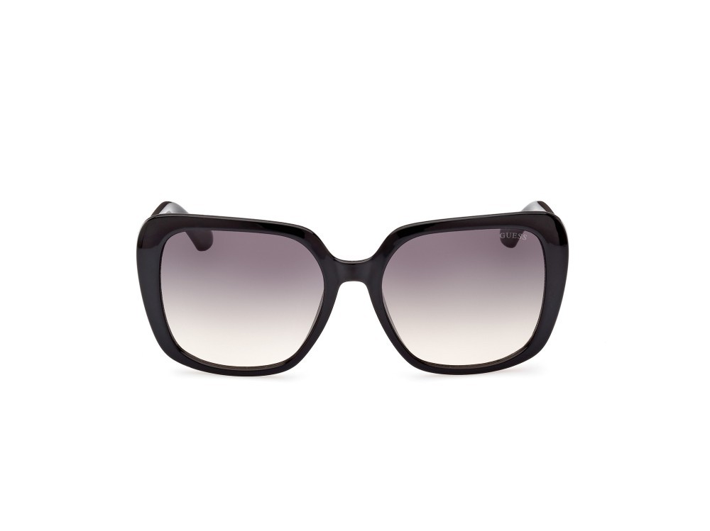 Occhiali da sole Guess GU7863 (01B) colore nero lucido forma quadrato lenti fumo grad.