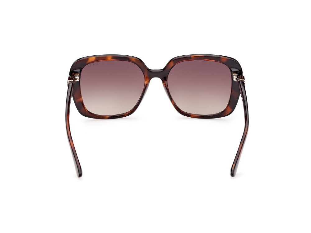 Occhiali da sole Guess GU7863 (52F) colore avana scura forma quadrato lenti marrone grad.