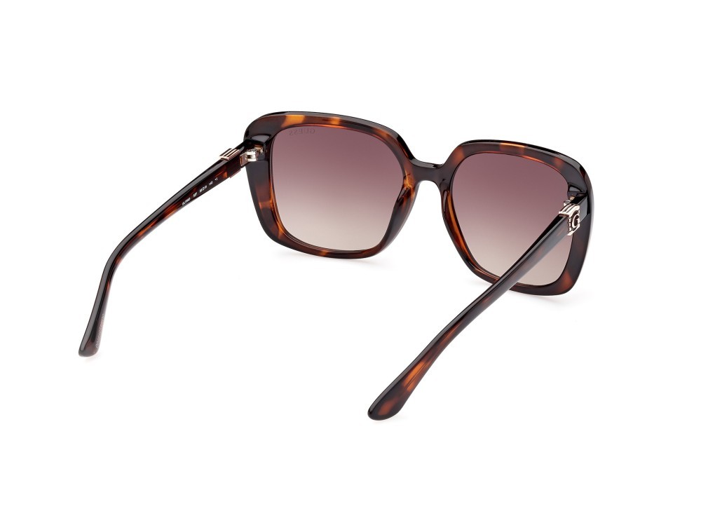 Occhiali da sole Guess GU7863 (52F) colore avana scura forma quadrato lenti marrone grad.
