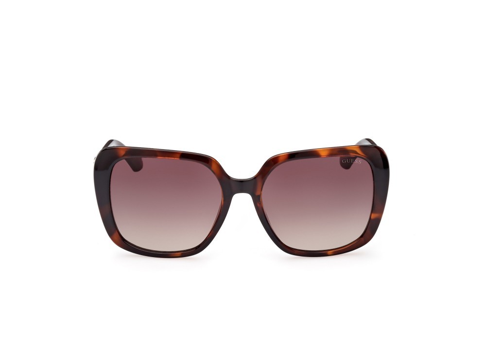 Occhiali da sole Guess GU7863 (52F) colore avana scura forma quadrato lenti marrone grad.