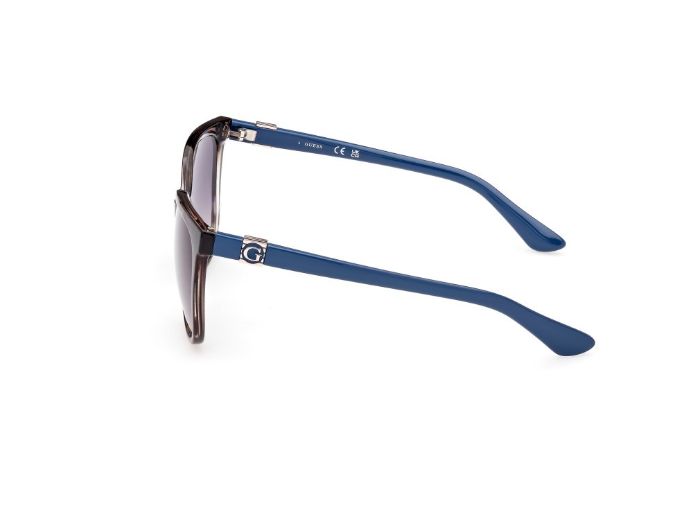 Occhiali da sole Guess GU7864 (92B) colore blu / altro forma rotondo lenti fumo grad.
