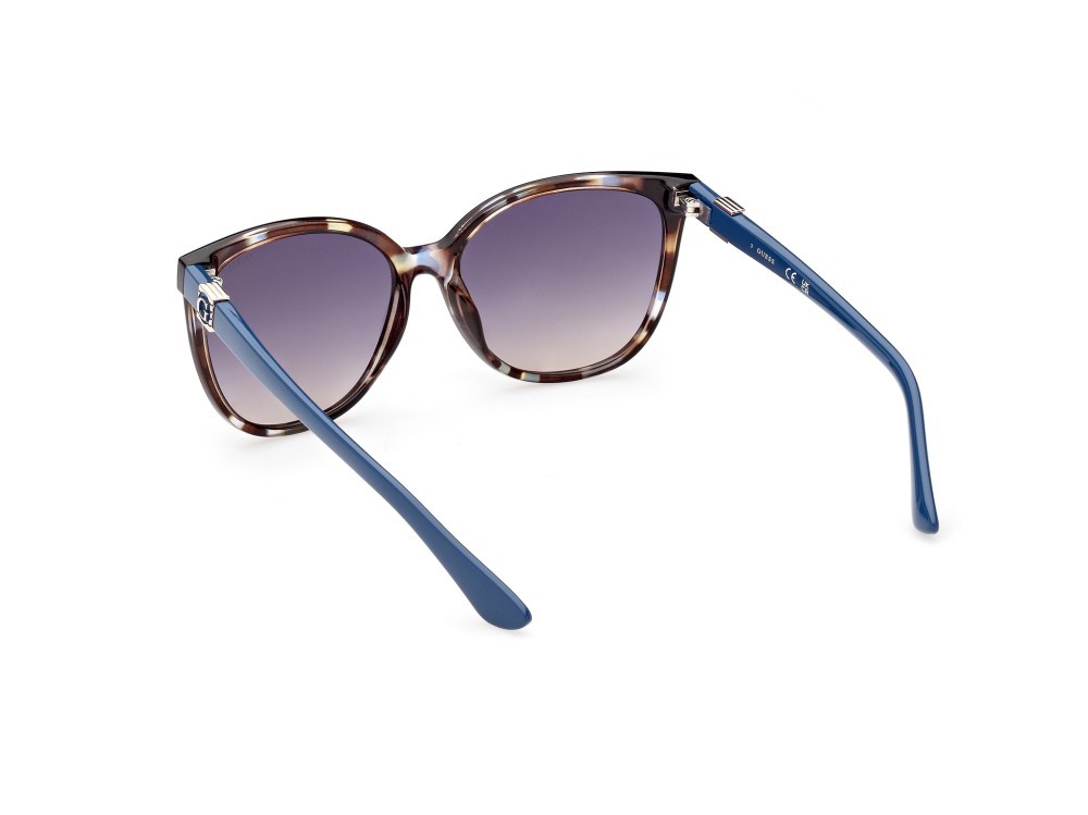 Occhiali da sole Guess GU7864 (92B) colore blu / altro forma rotondo lenti fumo grad.