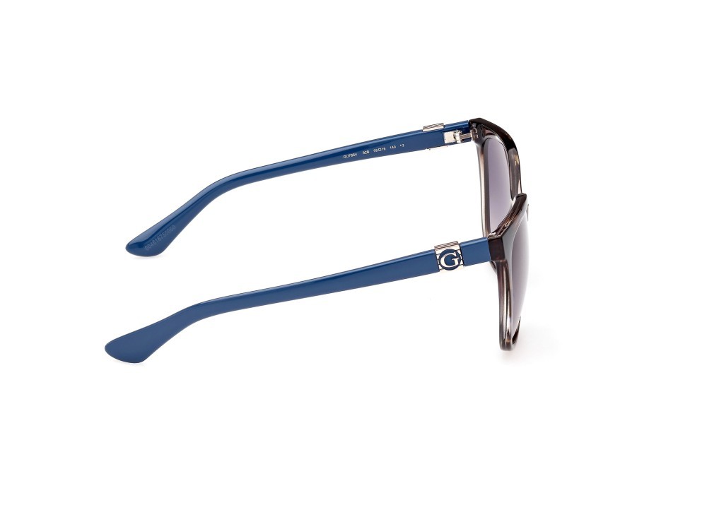 Occhiali da sole Guess GU7864 (92B) colore blu / altro forma rotondo lenti fumo grad.