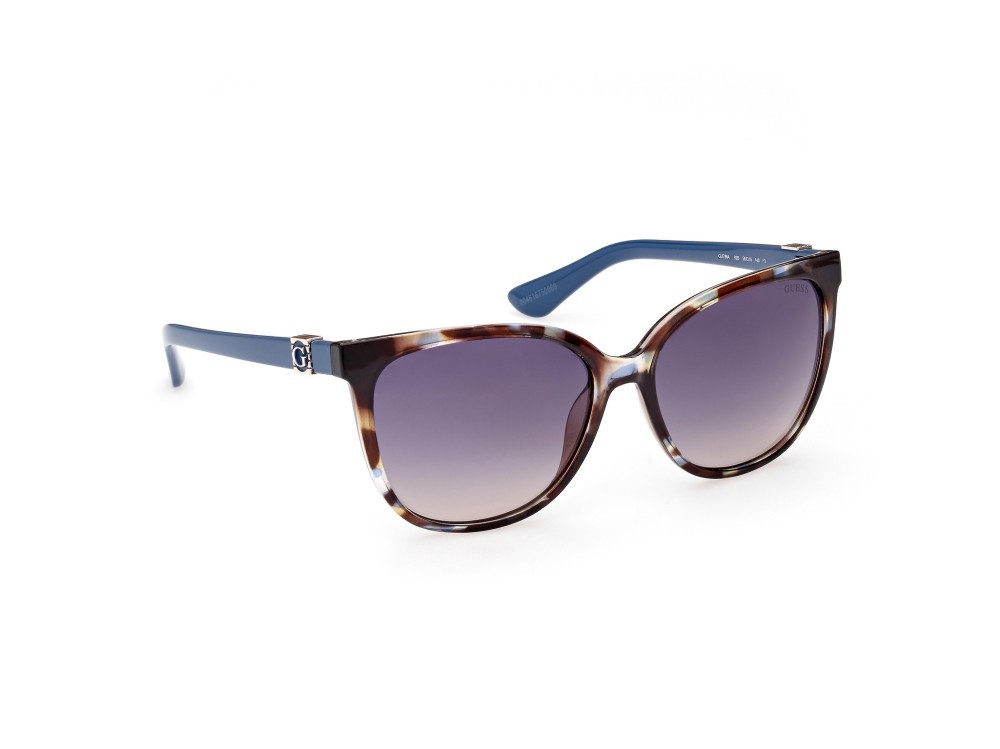 Occhiali da sole Guess GU7864 (92B) colore blu / altro forma rotondo lenti fumo grad.