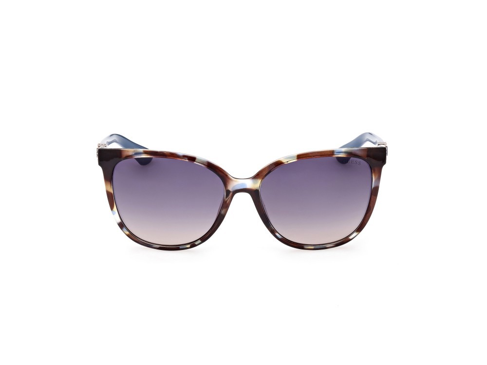 Occhiali da sole Guess GU7864 (92B) colore blu / altro forma rotondo lenti fumo grad.