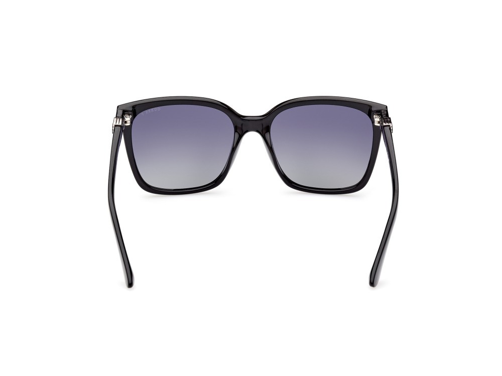 Occhiali da sole Guess GU7865 (01D) colore nero lucido forma quadrato lenti fumo polar.