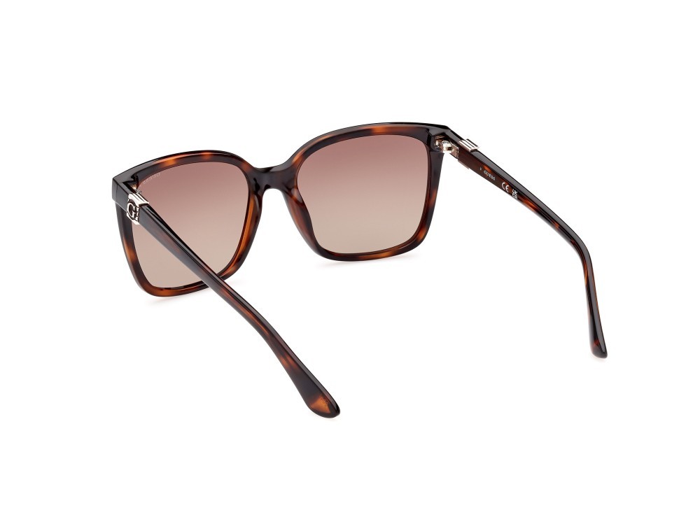 Occhiali da sole Guess GU7865 (52H) colore avana scura forma quadrato lenti marrone polar.
