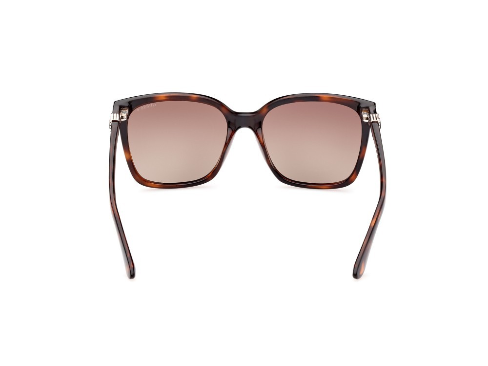 Occhiali da sole Guess GU7865 (52H) colore avana scura forma quadrato lenti marrone polar.
