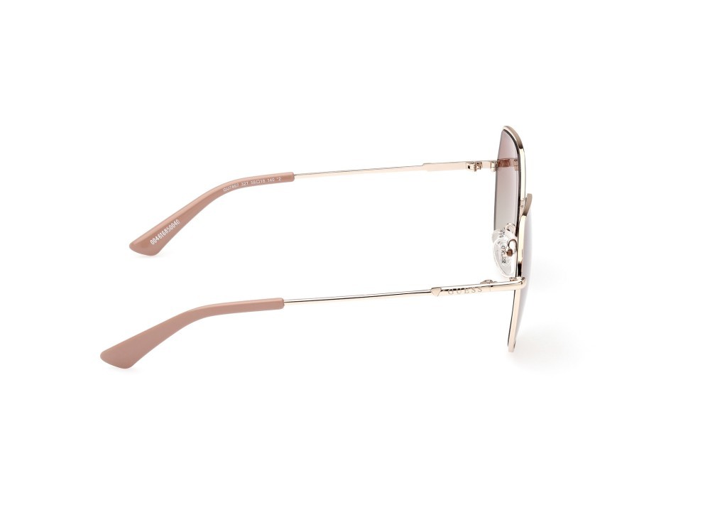 Occhiali da sole Guess GU7867 (32T) colore oro forma geometrico lenti bordeaux grad.