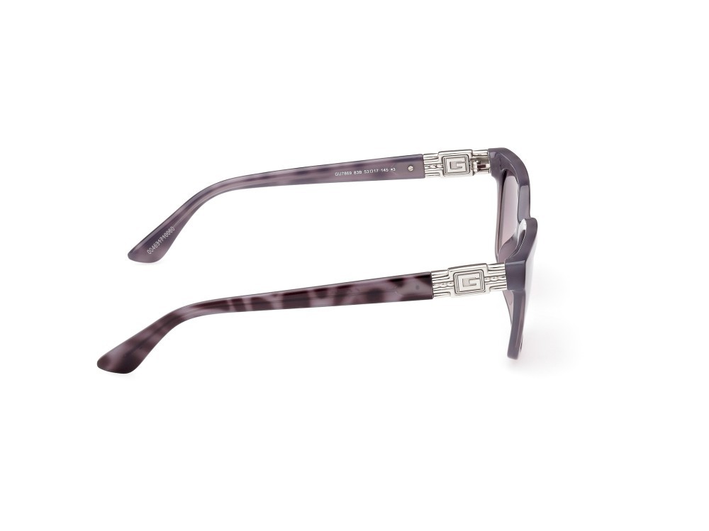 Sonnenbrillen Guess GU7869 (83B) farbe viola / altro form rechteckig gläser fumo grad.