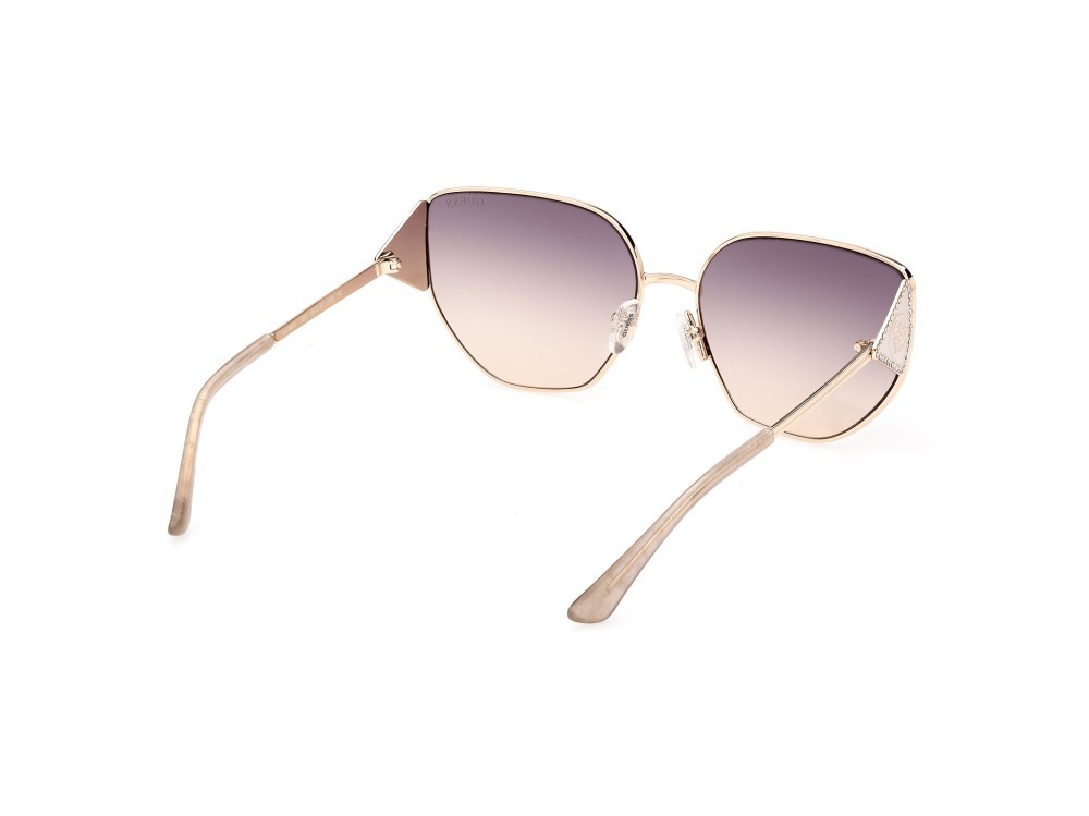 Sonnenbrillen Guess GU7875 (33B) farbe oro / altro form geometrisch gläser fumo grad.