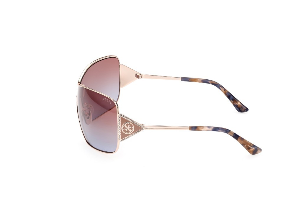 Sonnenbrillen Guess GU7876 (32F) farbe oro form maske gläser marrone grad.