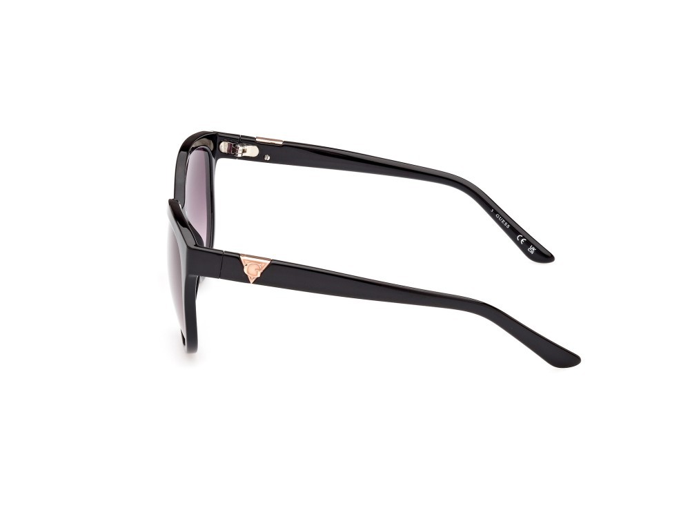 Occhiali da sole Guess GU7877 (01B) colore nero lucido forma rotondo lenti fumo grad.