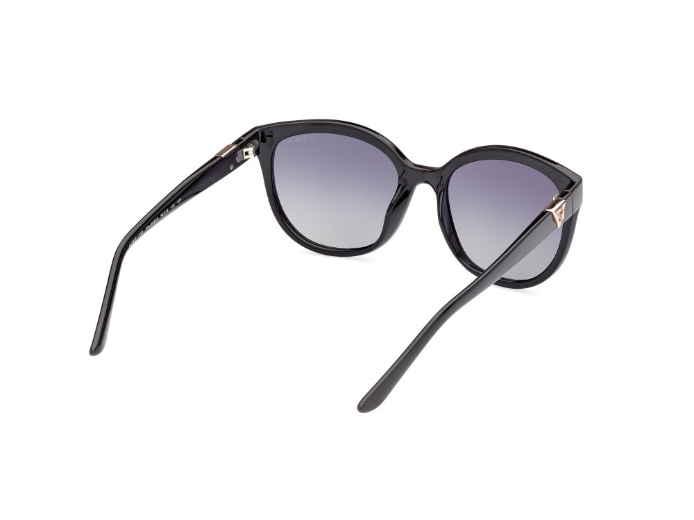 Occhiali da sole Guess GU7877 (01D) colore nero lucido forma rotondo lenti fumo polar.