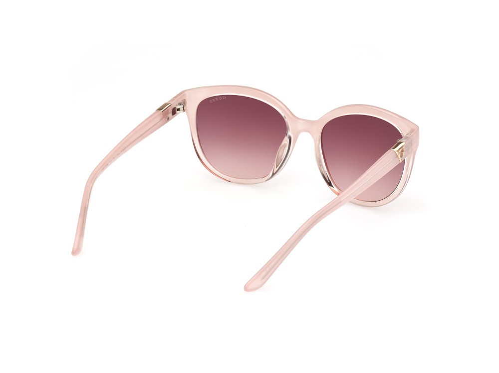 Occhiali da sole Guess GU7877 (74T) colore rosa / altro forma rotondo lenti bordeaux grad.