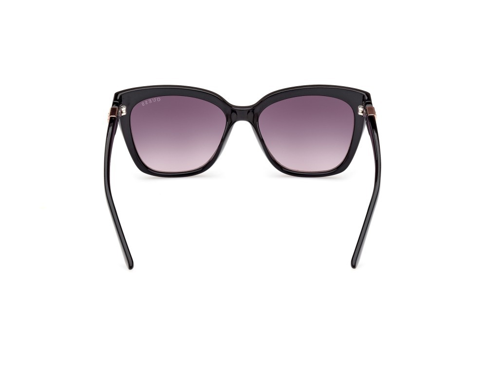Occhiali da sole Guess GU7878 (01B) colore nero lucido forma quadrato lenti fumo grad.