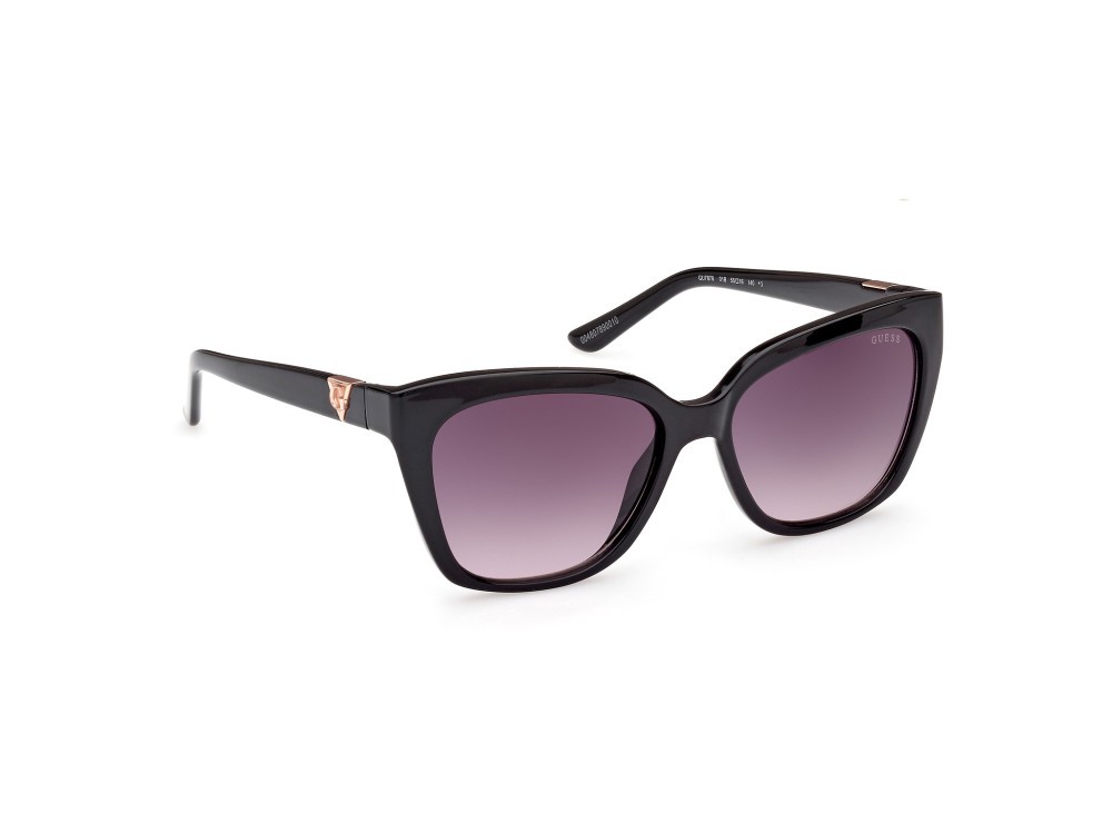 Occhiali da sole Guess GU7878 (01B) colore nero lucido forma quadrato lenti fumo grad.