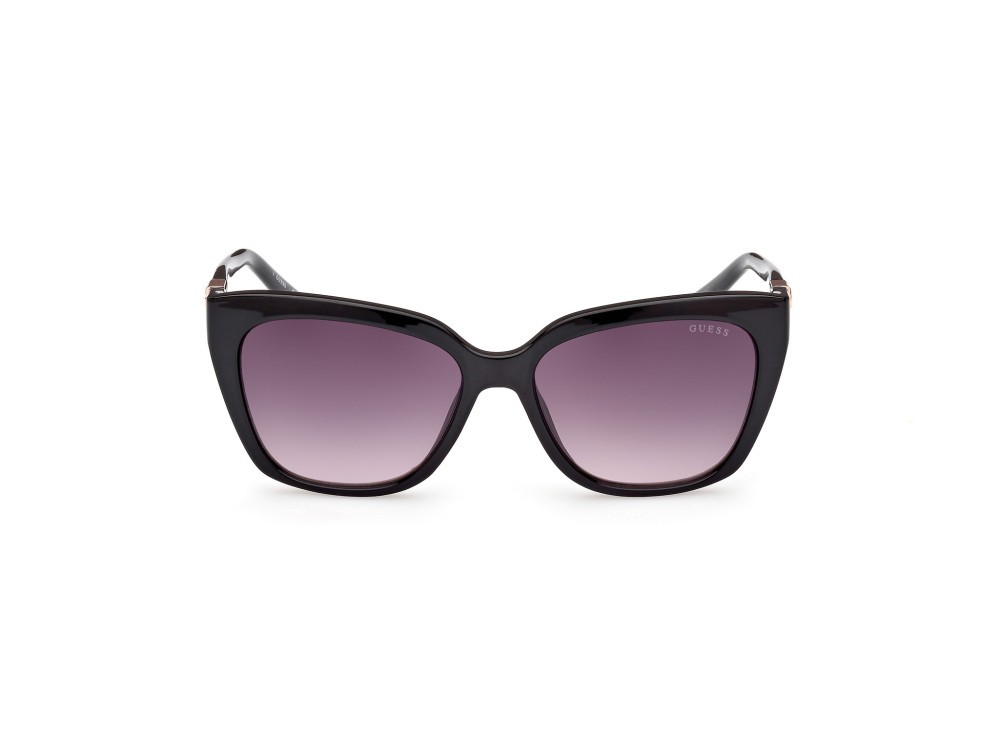 Occhiali da sole Guess GU7878 (01B) colore nero lucido forma quadrato lenti fumo grad.